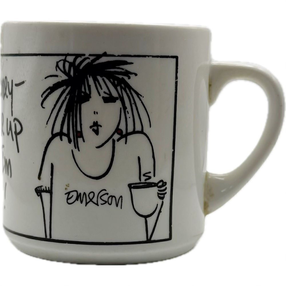 Vintage 1980s funny weight‎ loss, coffee mug